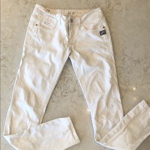 G-Star Raw women’s white skinny Fender jeans